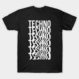 techno text T-Shirt